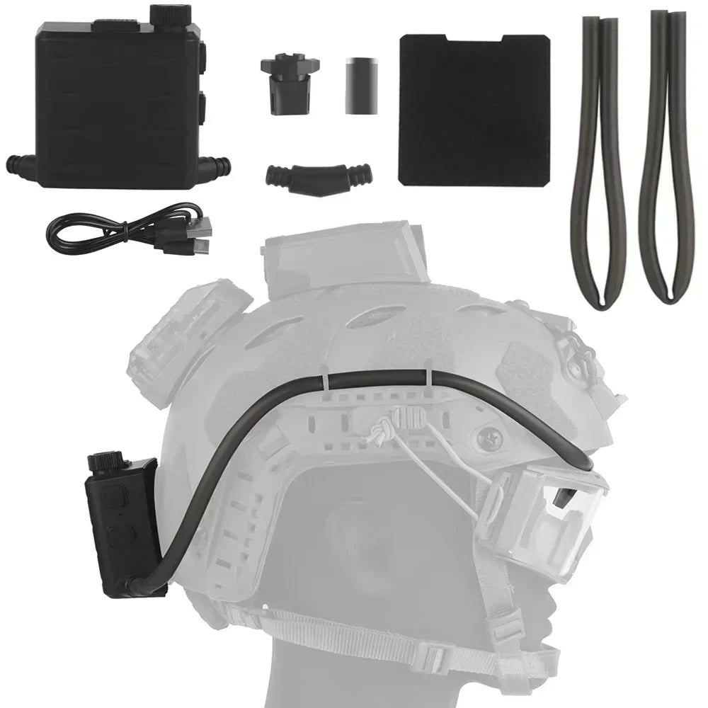 BattleGear™ - Tactical Goggle Defogger - Adjustable Anti-Fog Fan System