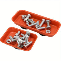 Thumbnail for BattleGear magnetic stainless steel parts tray for screws, nuts, and repair hardware
