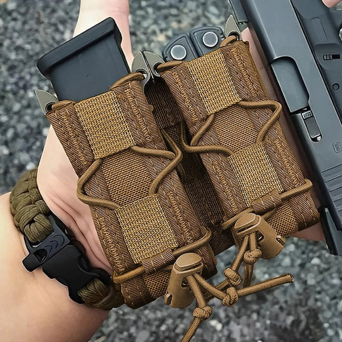 Tactical MOLLE Double Mag Pouch – Universal Magazine Pouch