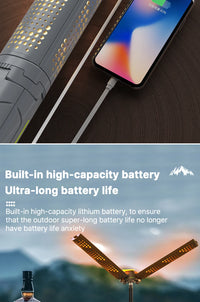 Thumbnail for FieldLux™ Telescopic Camp Lantern - 8000mAh Power Bank & Tripod Light
