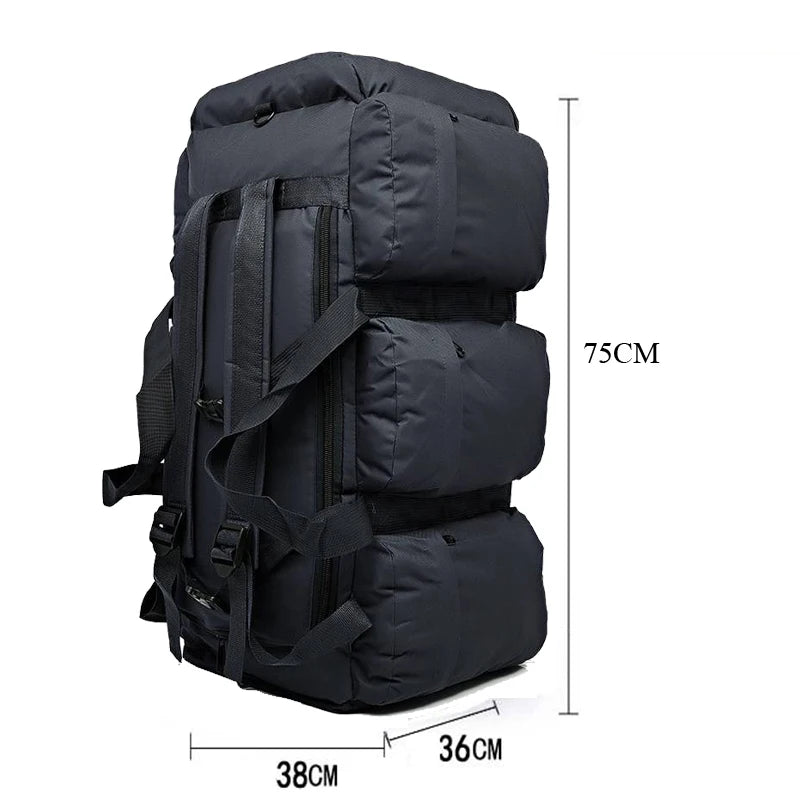 M.O.S. Gear™ - 100L Tactical Expedition Duffel Backpack - Carry-On Travel Bag