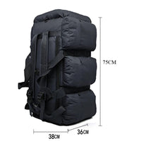 Thumbnail for M.O.S. Gear™ - 100L Tactical Expedition Duffel Backpack - Carry-On Travel Bag
