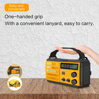 Thumbnail for FieldLux™ - Solar Hand Crank Emergency Radio - USB Charger & LED Light
