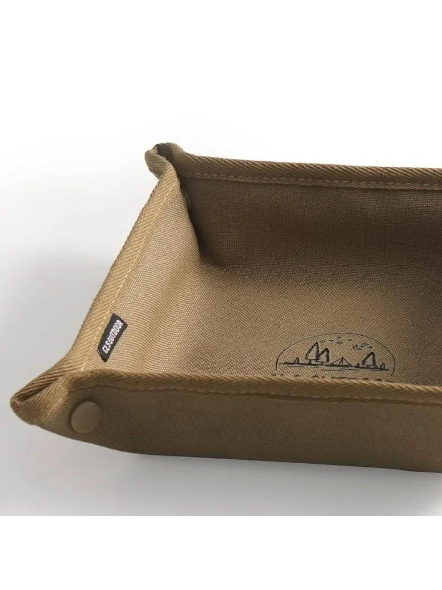 BattleGear™ portable camp organizer tray for camping, travel, vehicle, and EDC gear
