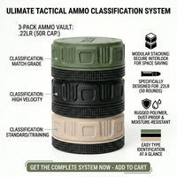 Thumbnail for BattleGear™ Mini .22LR Ammunition Storage Box – Compact Secure Screw-Lid Case