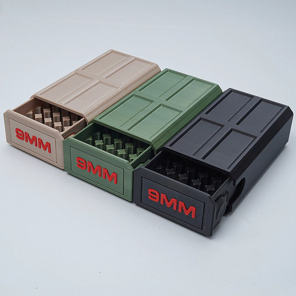 BattleGear™ Pull-Out Ammo Storage Box - Tactical Caliber Storage Case