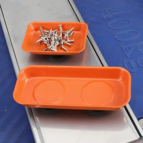 BattleGear magnetic stainless steel parts tray for screws, nuts, and repair hardware