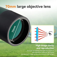 Thumbnail for TacSight™ Spotting Scope - Waterproof PORRO Prism Telescope for Shooting Hunting