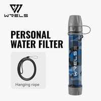 Thumbnail for AquaTrek™ Carbon Fiber Water Filter Straw - Portable Survival Purifier Set