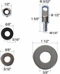 Thumbnail for BattleGear™ – 50 Cal Ammo Box Can Steel Gun Lock Hardware Kit