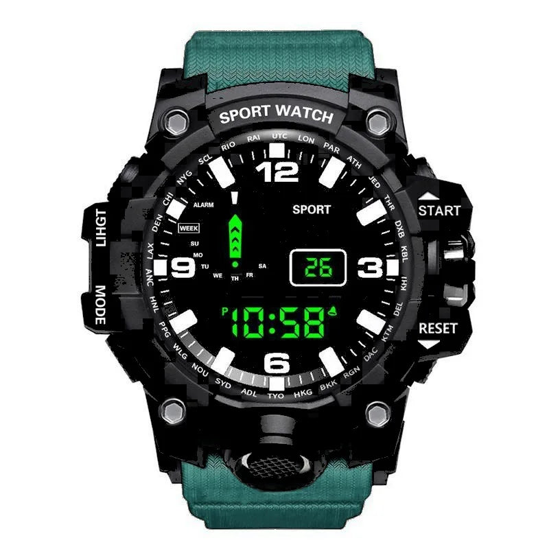 TacTime™ Digital Military Watch - Sports Electronic Wristwatch