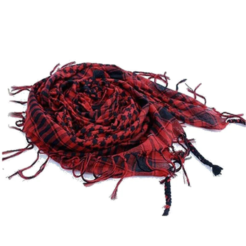 BattleGear™ Tactical Plaid Shemagh Scarf - Lightweight Breathable Army Scarf for Men & Women