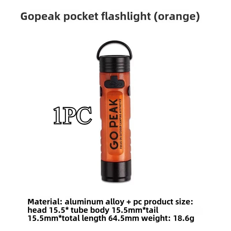FieldLux™ Pocket Mini Flashlight - Key Chain EDC Light with Magnetic Cap