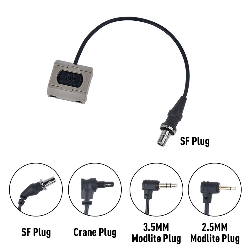 TacGear™ – Tactical Pressure Remote Switch – Dual Function Tail Mod for Weapon Lights & Lasers