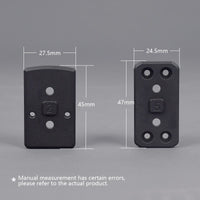 Thumbnail for TacSight™ – 35/45° Offset Red Dot Optic Mount – Aluminum Mount for T01 T02 RMR