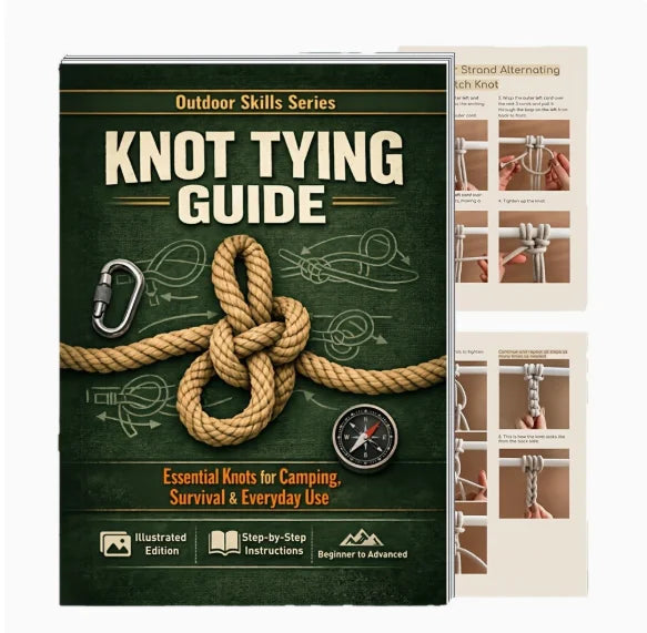 BattleGear Knot Tying Guide inside page example with rope diagrams