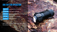 Thumbnail for Trustfire™ Micro EDC Flashlight – 1000 Lumen Rechargeable Magnetic Mini Torch