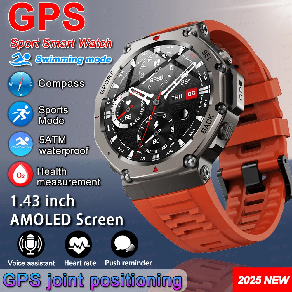 UltraRecon™ Tactical GPS Smartwatch 5ATM Dual-Band