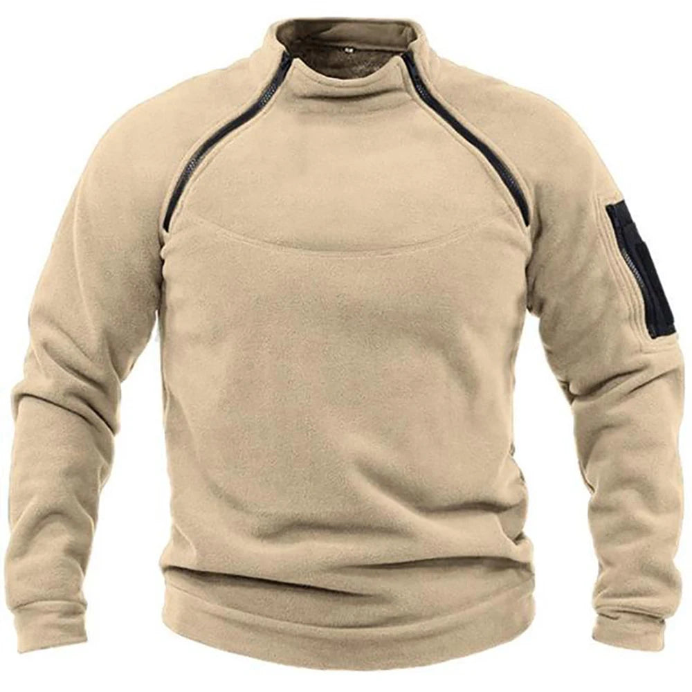 BattleGear™ Tactical Fleece Hoodie - Windproof Thermal Pullover for Field & Range
