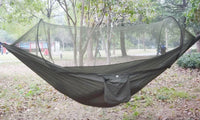Thumbnail for Mosquito Net Camping Hammock – Parachute Nylon Hammock with Insect Protection