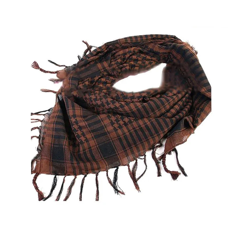 BattleGear™ Tactical Plaid Shemagh Scarf - Lightweight Breathable Army Scarf for Men & Women
