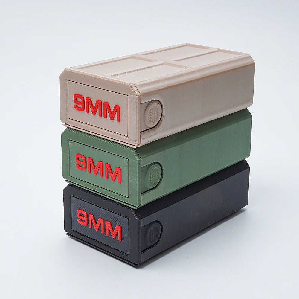BattleGear™ Pull-Out Ammo Storage Box - Tactical Caliber Storage Case