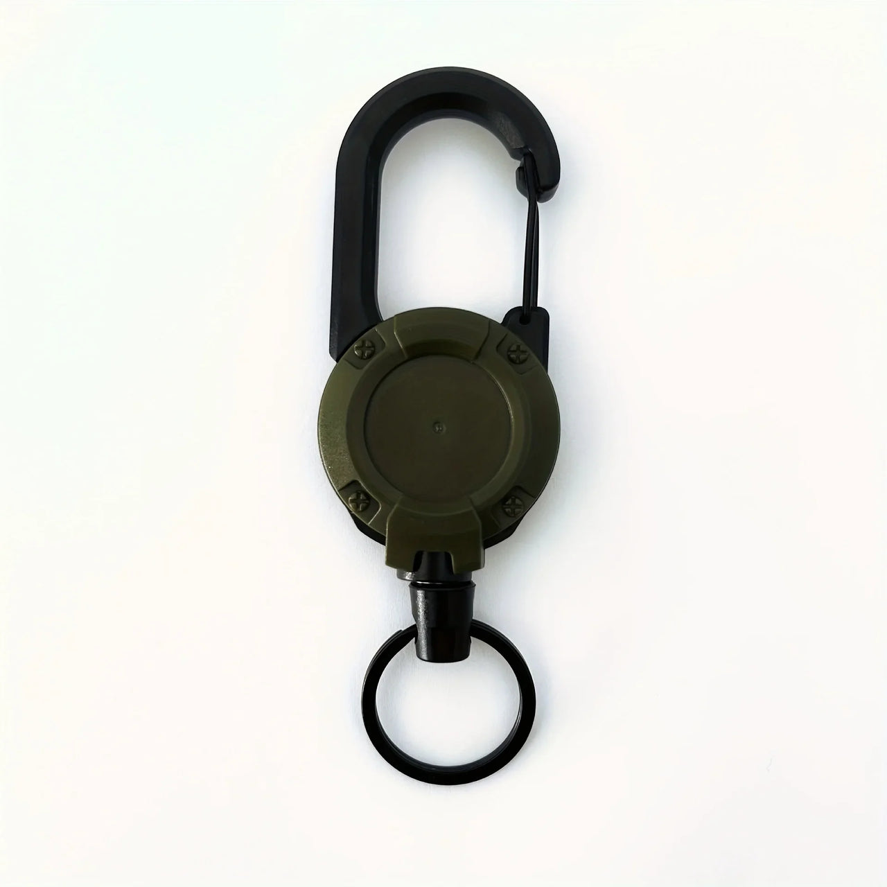 Ranger™ Retractable Carabiner Badge Reel — Heavy Duty Extendable Keychain Holder