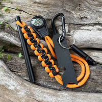 Thumbnail for BattleGear™ Survival Fire Starter Kit - Ferro Rod with Compass, Whistle & Striker