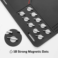 Thumbnail for BattleGear™ magnetic gun cleaning work mat with parts organizer