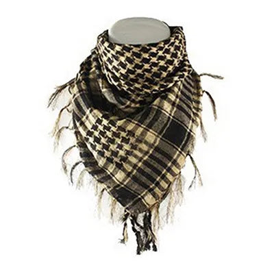 BattleGear™ Tactical Plaid Shemagh Scarf - Lightweight Breathable Army Scarf for Men & Women