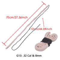 Thumbnail for BattleGear™ – Tactical Gun Bore Rope Brush Cleaner - Multi-Caliber Rifle Barrel Cleaning