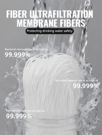 Thumbnail for AquaTrek™ Carbon Fiber Water Filter Straw - Portable Survival Purifier Set