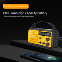 Thumbnail for FieldLux™ - Solar Hand Crank Emergency Radio - USB Charger & LED Light