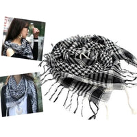 Thumbnail for BattleGear™ Tactical Plaid Shemagh Scarf - Lightweight Breathable Army Scarf for Men & Women