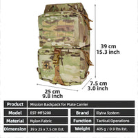 Thumbnail for BackFlex™ Quick-Release Molle Plate Carrier Backpack