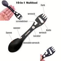 Thumbnail for BattleGear™ Portable Outdoor Fork & Spoon Set - Lightweight Survival Eating Tool