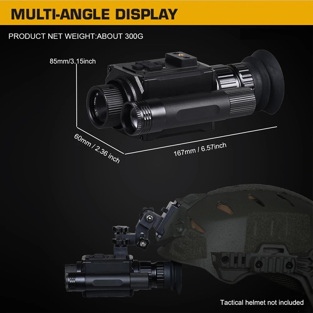 TacSight™ - Helmet-Mount Tactical Night Vision System - 3-Level Infrared