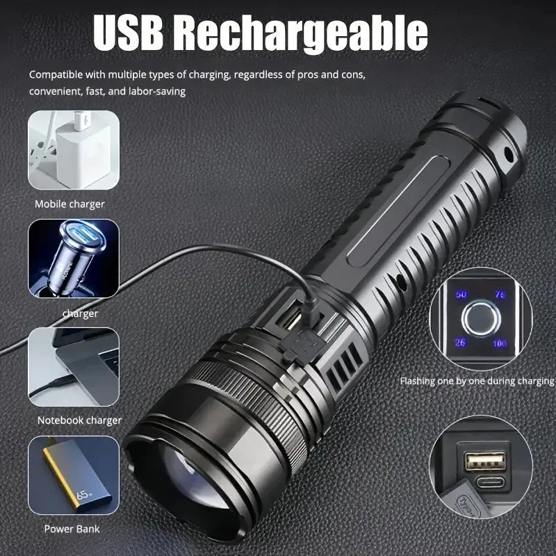 FieldLux™ Emergency Spotlight - 25000mAh (9km Beam)