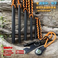 Thumbnail for BattleGear™ Survival Fire Starter Kit - Ferro Rod with Compass, Whistle & Striker