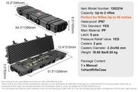 Thumbnail for BattleGear™ Tactical Rifle Hard Case - Heavy Duty Long Gun Storage with Wheels