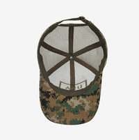 Thumbnail for American Flag Adjustable Camouflage Hat