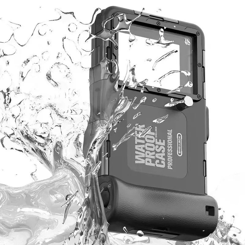 AquaShield™ Tactical Diving Phone Case - 15m Waterproof Protective Housing with Lanyard