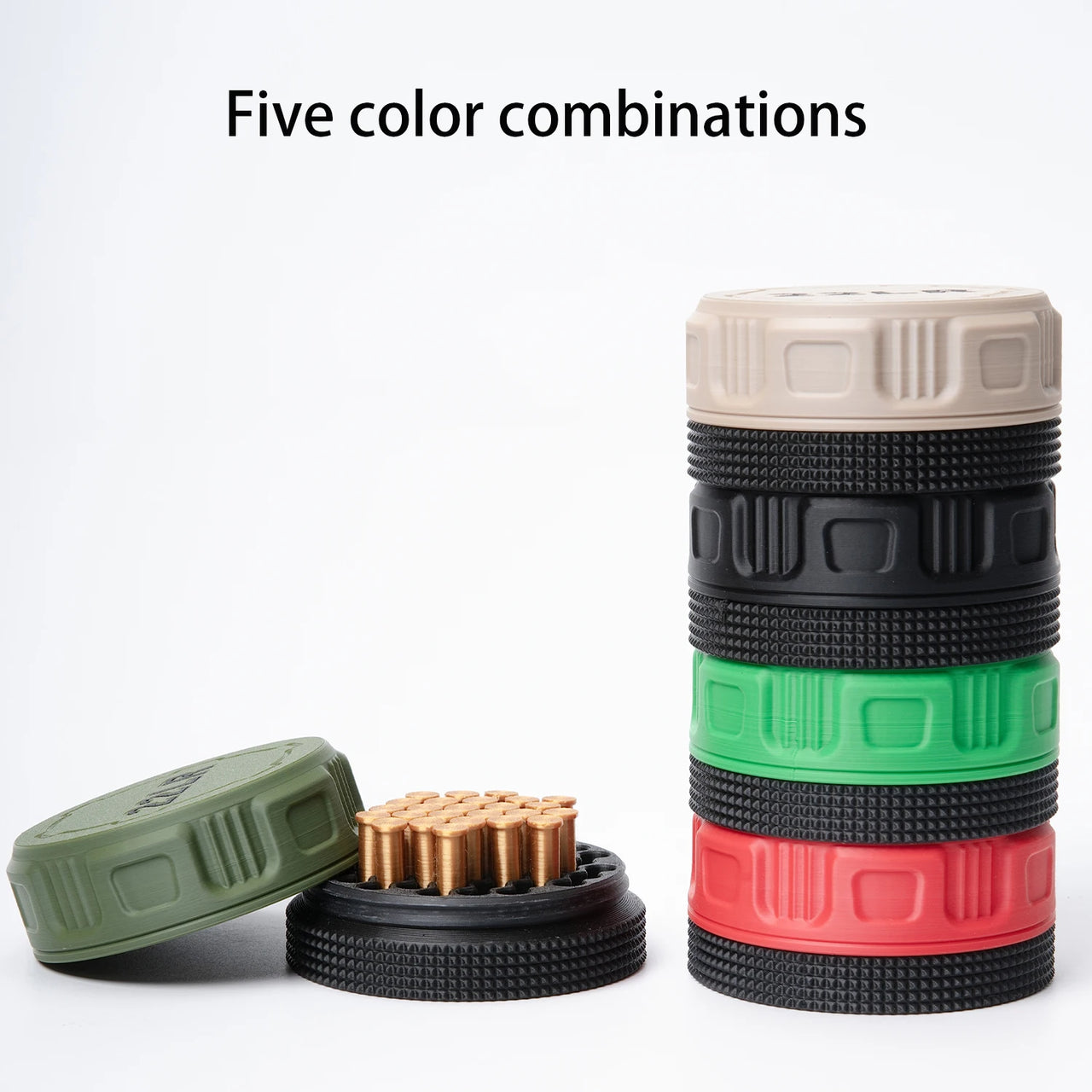 BattleGear™ Mini .22LR Ammunition Storage Box – Compact Secure Screw-Lid Case