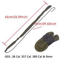 Thumbnail for BattleGear™ – Tactical Gun Bore Rope Brush Cleaner - Multi-Caliber Rifle Barrel Cleaning