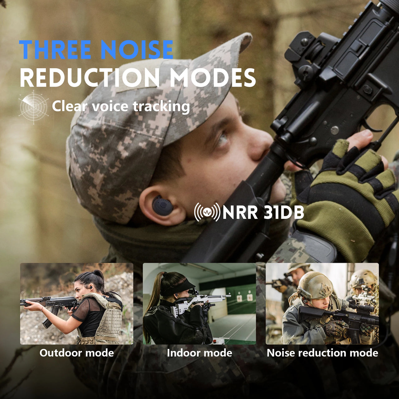 Electronic Ear Protection for Shooting and Hunting