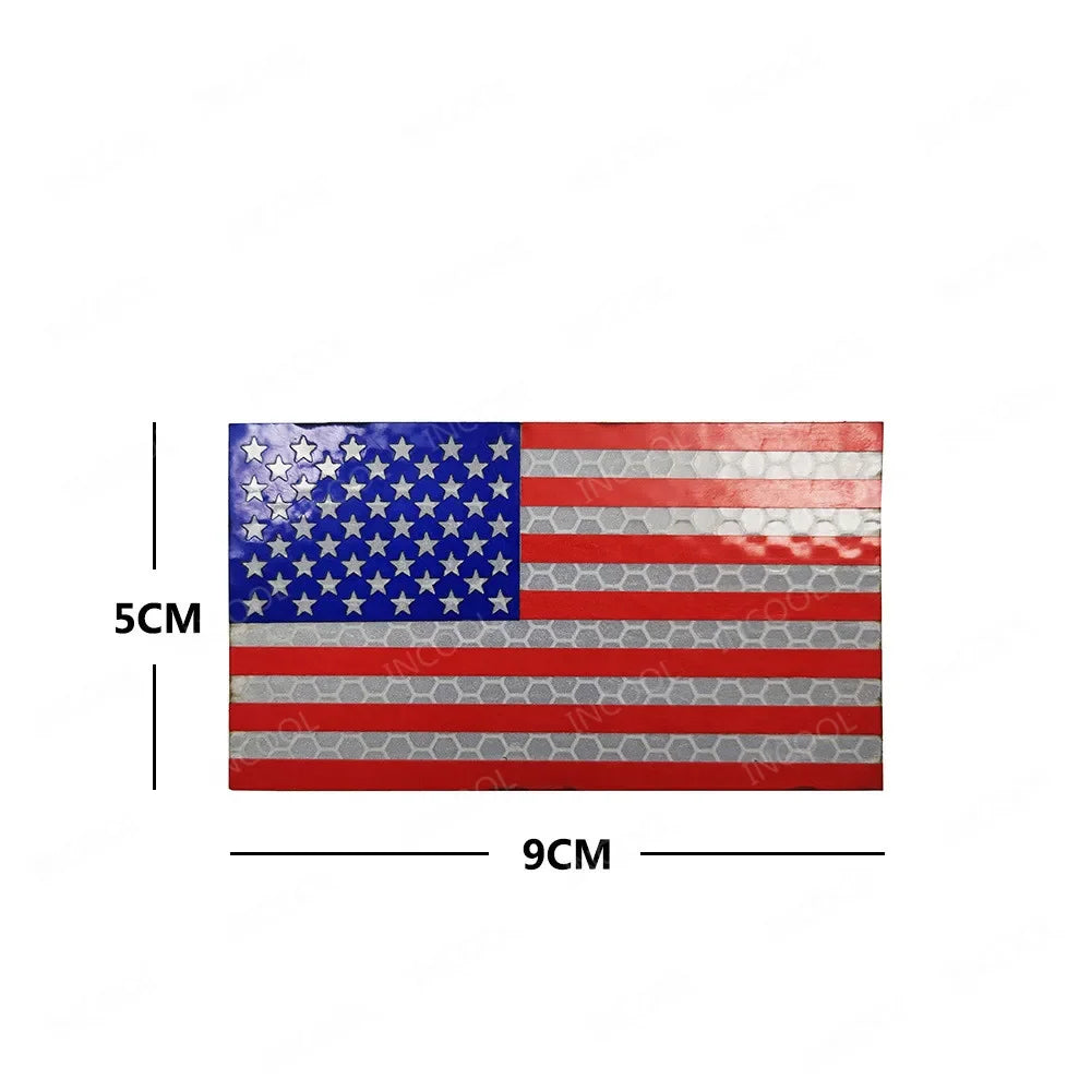 IR Tactical Flag Patch – Infrared U.S. Reflective Patch