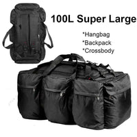 Thumbnail for M.O.S. Gear™ - 100L Tactical Expedition Duffel Backpack - Carry-On Travel Bag