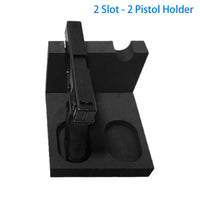 Thumbnail for BattleGear™ 4-Slot Pistol Holder Rack - EVA Foam Gun Safe Organizer