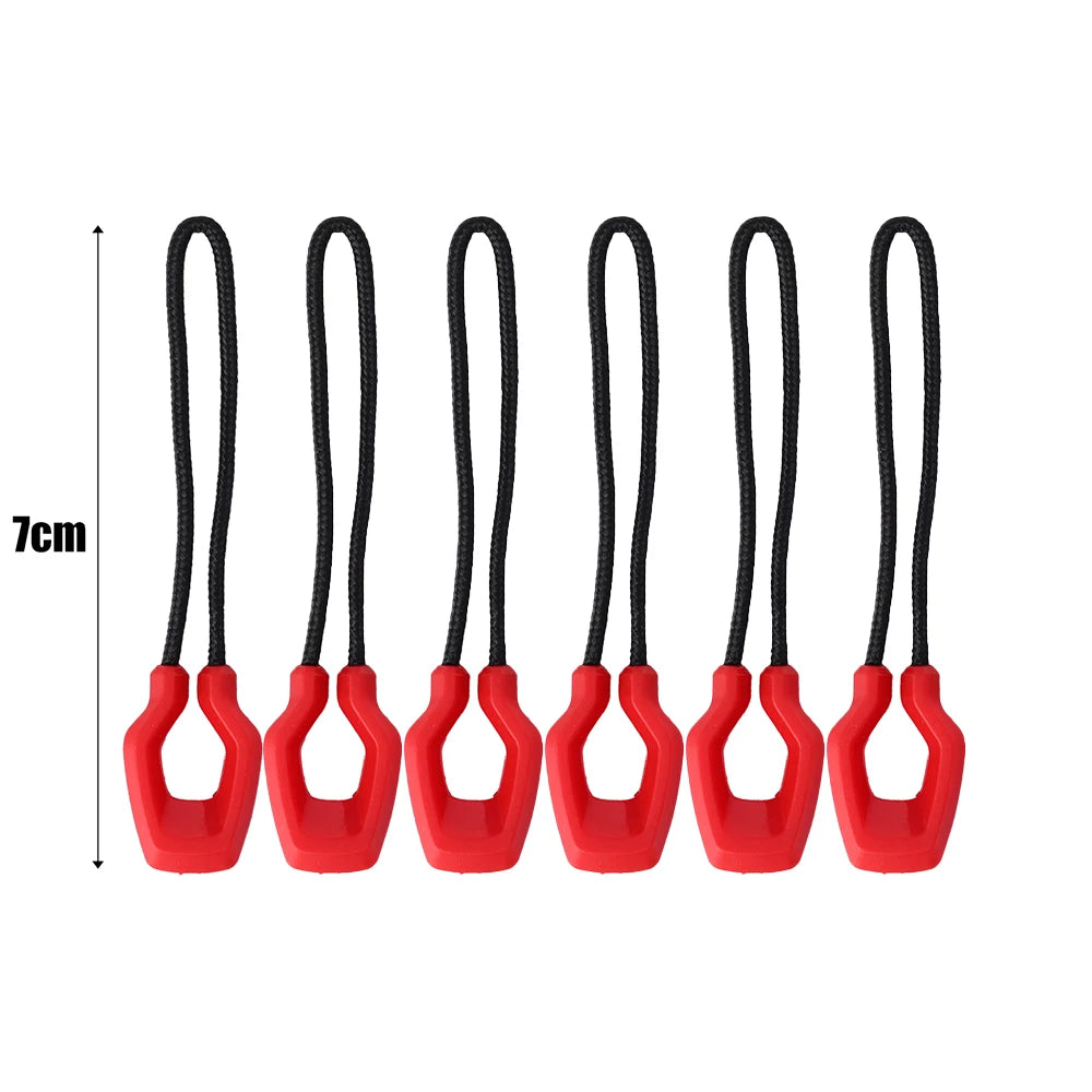 BattleGear™ glow zipper pulls for bags, tents, jackets, and tactical gear