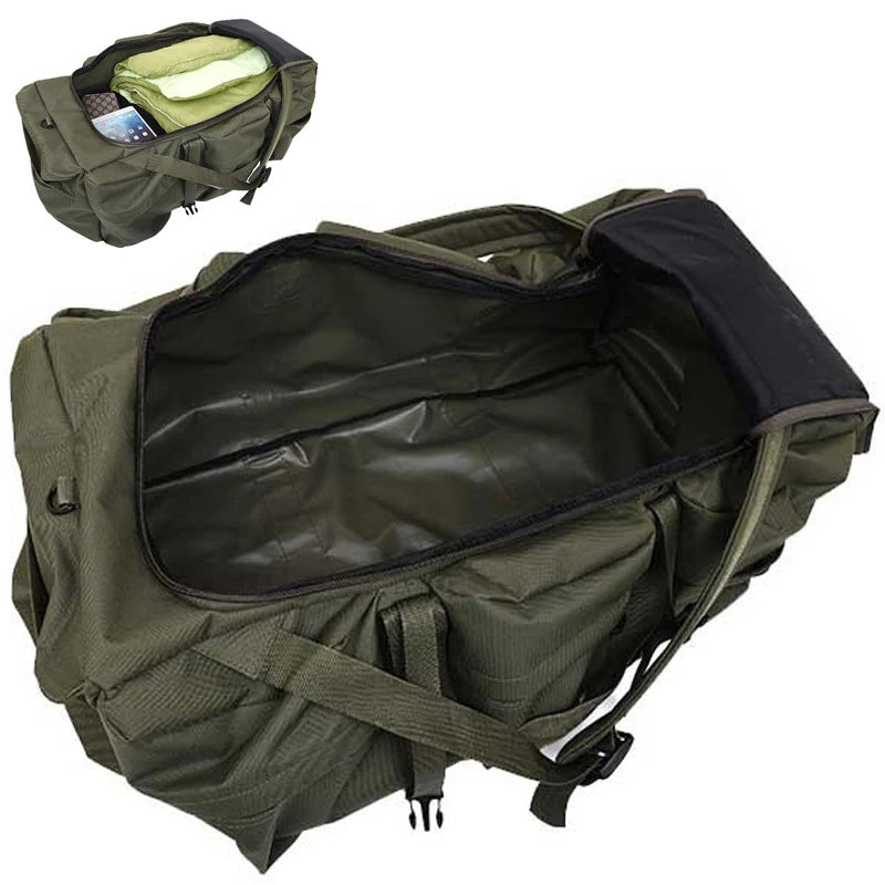 M.O.S. Gear™ - 100L Tactical Expedition Duffel Backpack - Carry-On Travel Bag